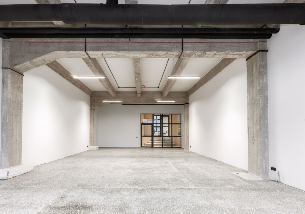 Blue & White Minimalist Winter Travel Moodboard Poster - 1